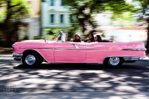 There’s nothing like a ride in a pink caddy!
